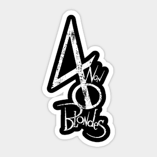 4 Non Blonde Rock Band Sticker